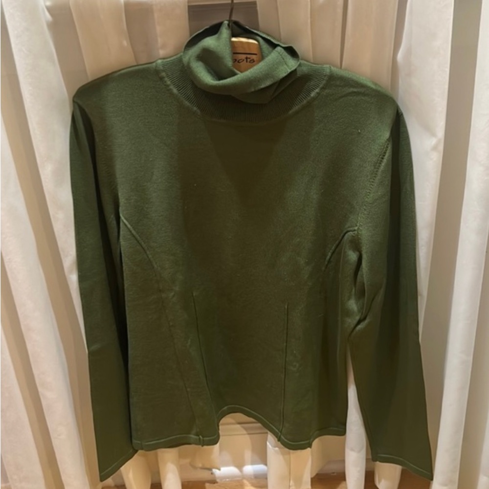 Doncaster Silk Turtleneck Sweater, L